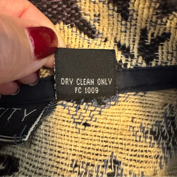 New Identity Womens Size Aztec Tapestry Cropped Blazer - Picture 7 of 8